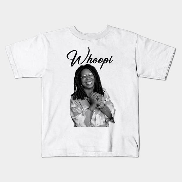 Whoopi Goldberg Kids T-Shirt by Knockbackhaunt